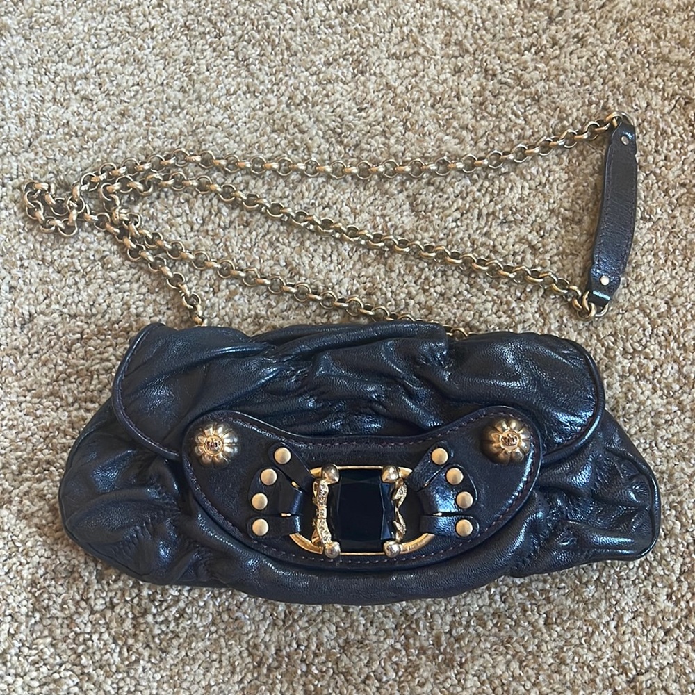 Juicy Couture metal chain crossbody bag